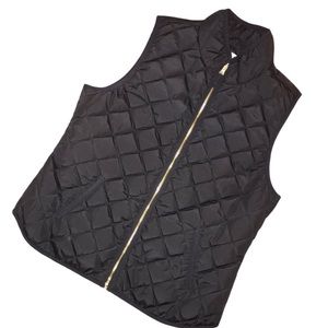 Old Navy Black Light Weight Quilted Vest Women’s L